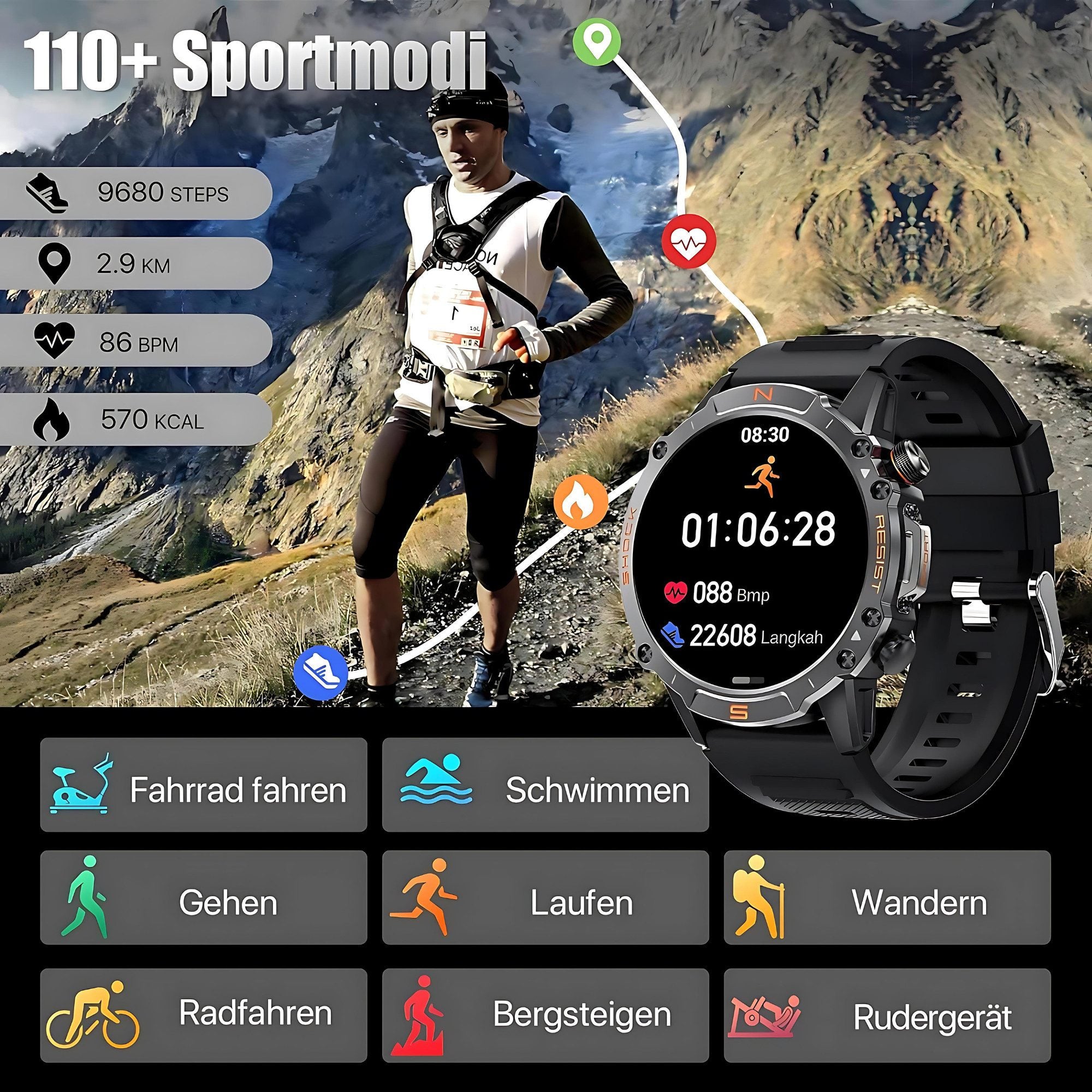 Manike KR10 Smartwatch