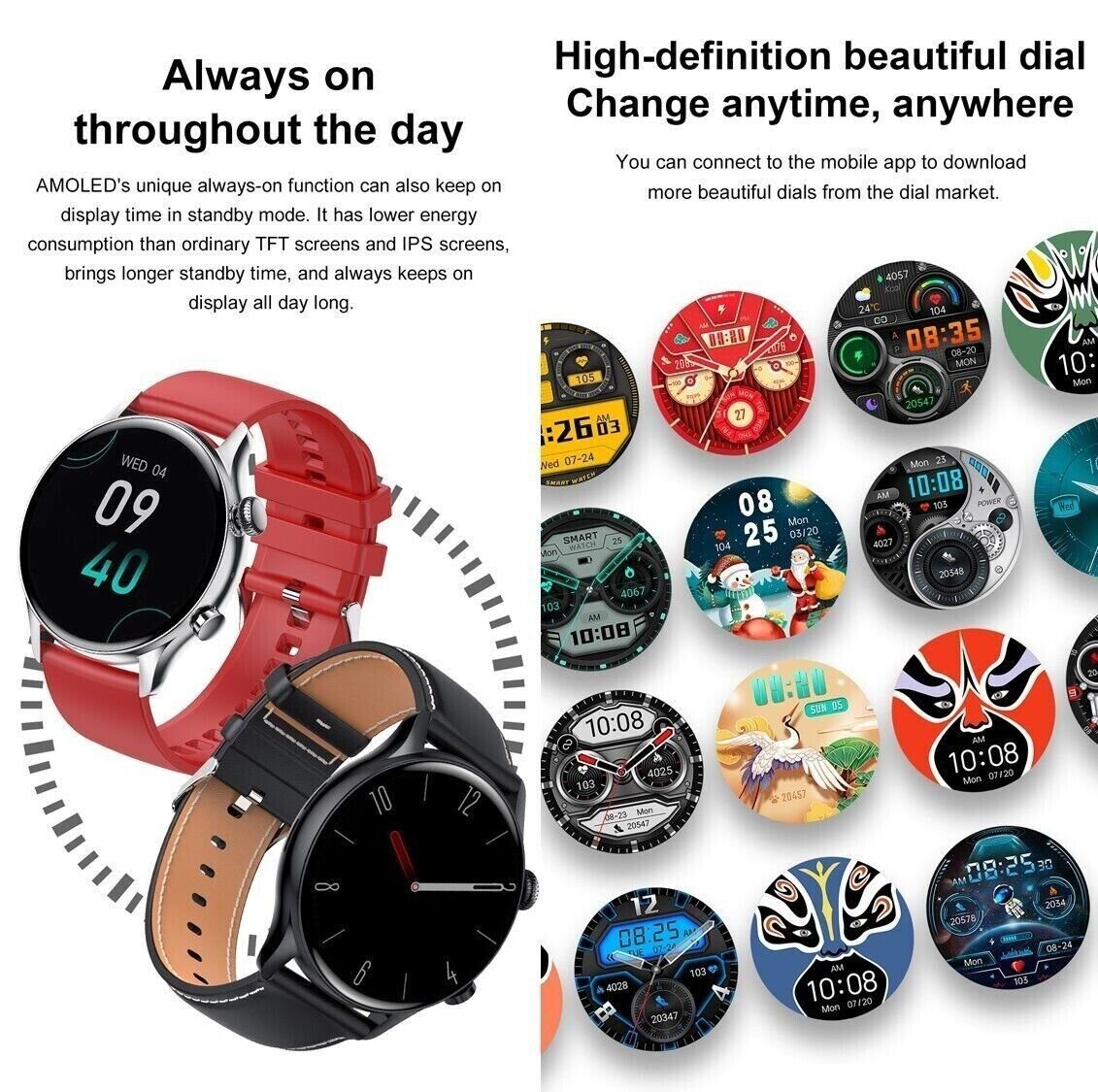 Manike HK8 Smartwatch