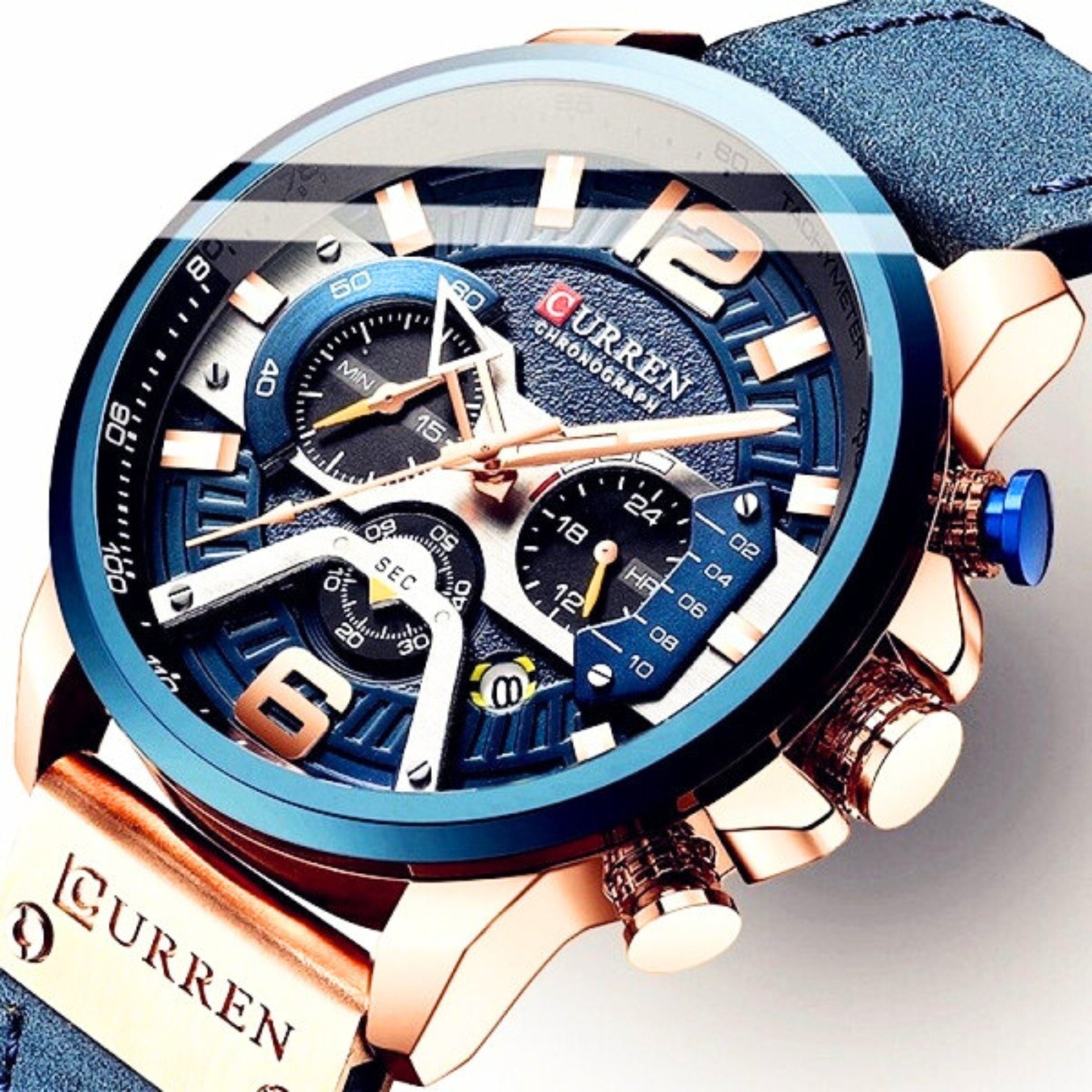 Chronograph Herren Uhren Analog 8329