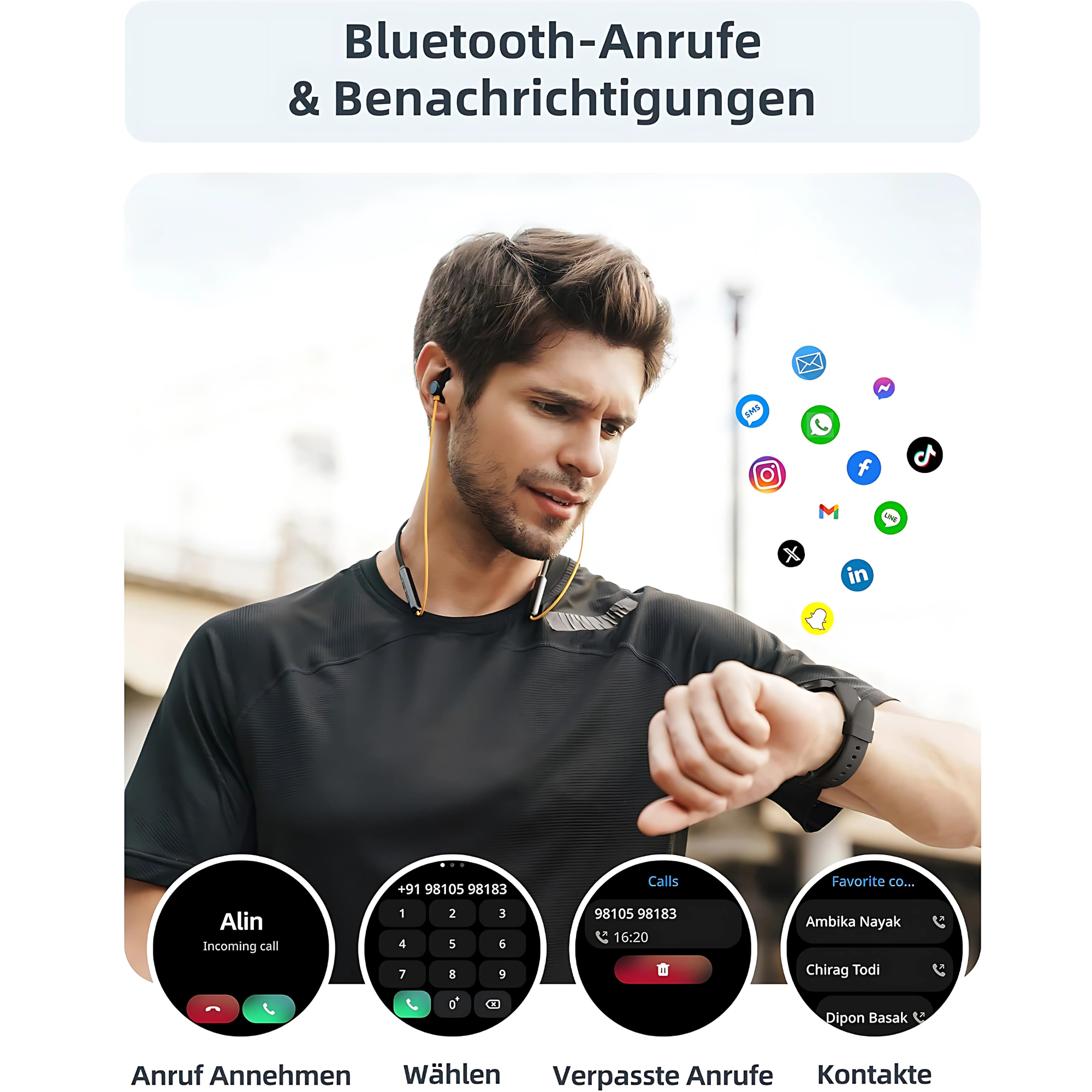 Manike Y11 Smartwatch – Der ideale Begleiter für Stil und Funktion