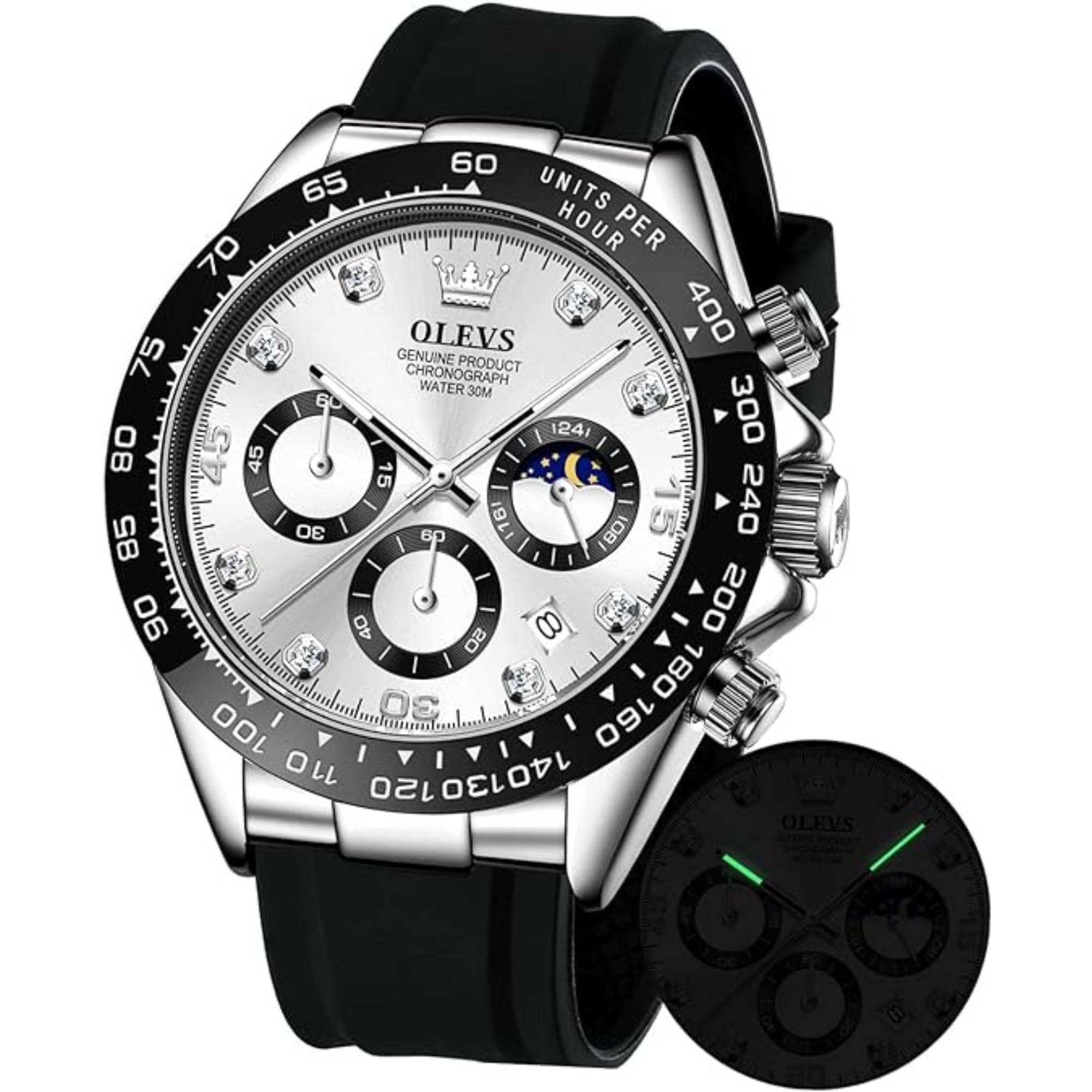 Olevs 2875 Chronograph Watch